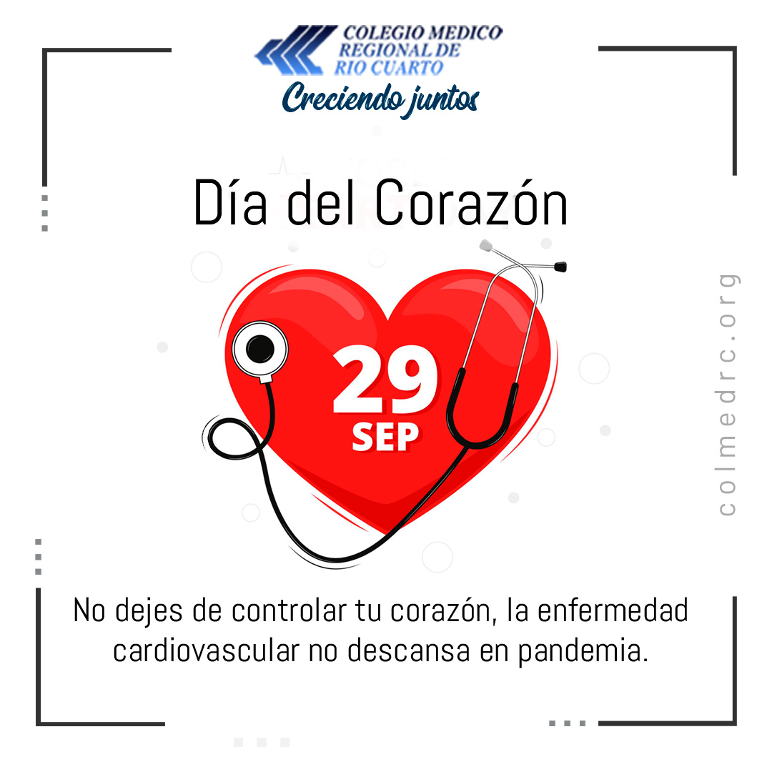29 de Septiembre | Día Mundial del Corazón - Colegio Médico Regional de ...