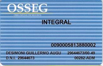 OSSEG – Carnet físico modelo vigente 1